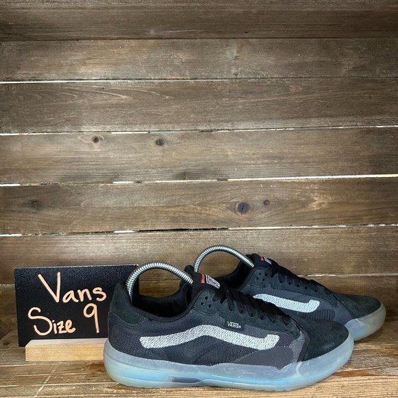 Womens Vans Ave Pro Black Suede Low Athletic Casual Skate‎ Sneakers Shoes Size 9 - Picture 1 of 6